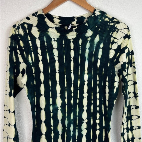 Young Fabulous & Broke Dax Tie Dye Long Sleeve ribbed knit Bodycon maxi Dress - Picture 4 of 9